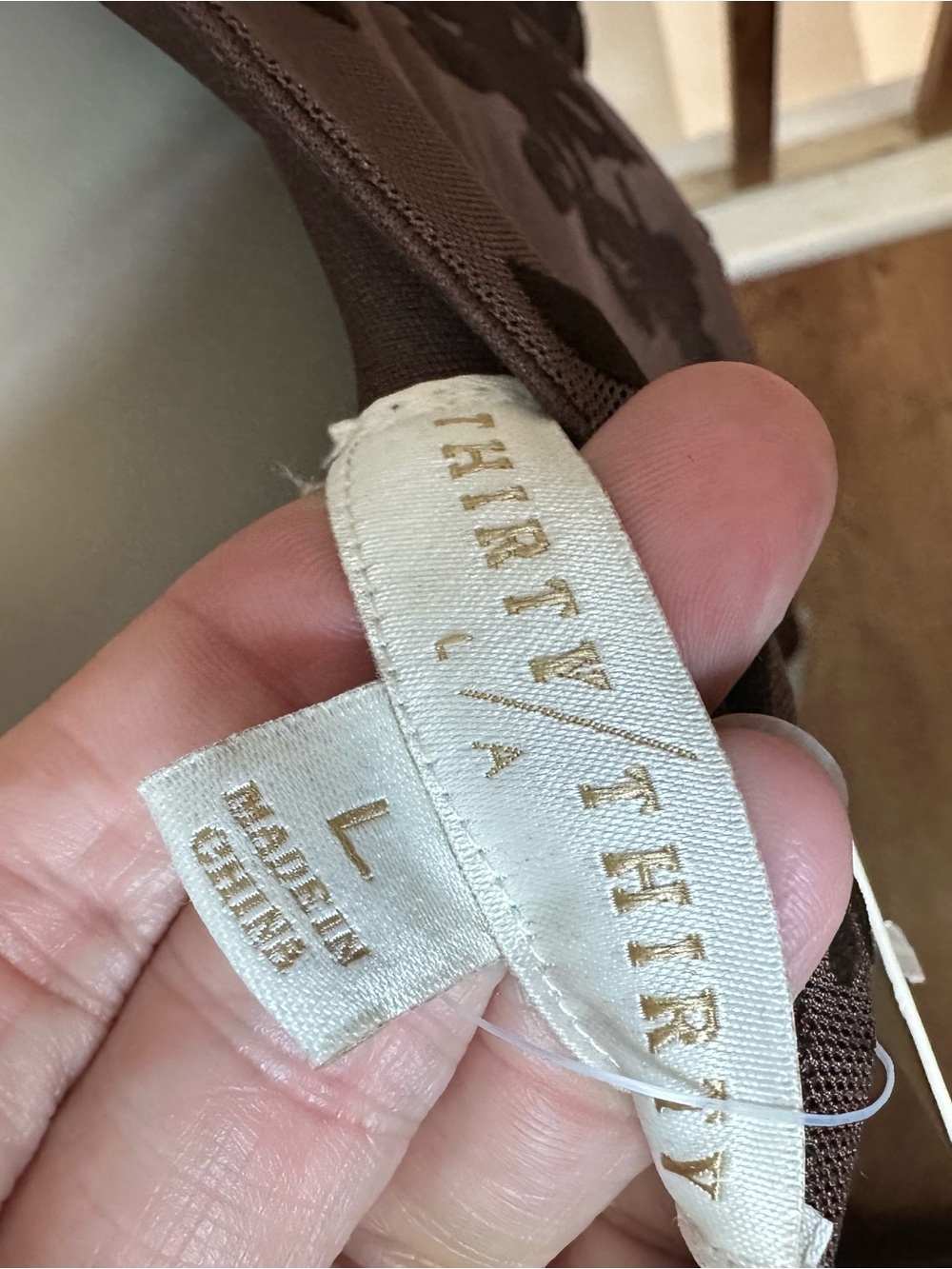 Thrifty/Thirties Brown Floral Maxi Dress (Label Shown) - Picture 11 of 11